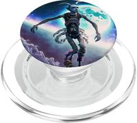 Wild Wendigo Skinwalker in Space Illustration Graphic Design PopSockets PopGrip per MagSafe