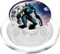 Wild Wendigo Skinwalker in Space Illustration Graphic Design PopSockets PopGrip per MagSafe