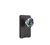 Wild Wendigo Skinwalker in Space Illustration Graphic Design PopSockets PopWallet per MagSafe