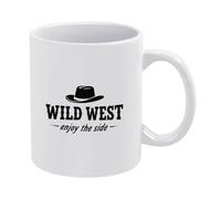 Wild West And Enjoy The Side Tazze Classica Tazze Da Caffè In Ceramica Tazza Da Caffè 330Ml Per Bevande Donna Succo