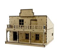 Wild West Banca | Wargame MDF Terrain Scenario Antico West Figura