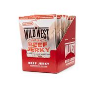 Wild West Beef Jerky 16x60g Original, carne secca proteica, snack proteico Beef Jerky, carne essiccata di manzo