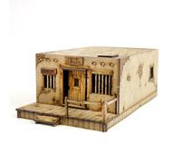 Wild West Carcere | WGSH-003 - Wargame MDF Terrain Scenario Antico West Figura