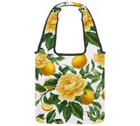 Wild West Collection - Borsa tote in tela da donna, con cactus, toro, teschio, cappello da cowboy, riutilizzabile, lavabile ed ecologica, Multicolore 08, 14.1x14.9in/36x38cm