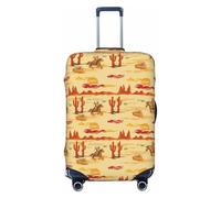 Wild West - Copribagagli da viaggio colorato - Copertura elastica per valigie da 45,7 - 81,7 cm, Nero , x-large