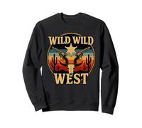 Wild West Costume Divertente fuorilegge Gunslinger Sheriff Star Felpa
