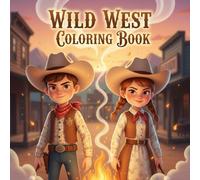 Wild West Cowboy: Cute and Cozy Coloring Book for Adults & Teens