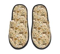 Wild West Cowboy Uomo Donna Pantofole Comode Slippers Antiscivolo Ciabatte Per Casa Autunno Camera Da Letto M