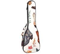 Wild West, custodia imbottita per ukulele da concerto da 58 cm, impermeabile e durevole, Multicolore 01, 25.9x9x3.1in/66x23x8cm, Organizer per borse