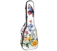 Wild West, custodia imbottita per ukulele da concerto da 58 cm, impermeabile e durevole, Multicolore 06, 25.9x9x3.1in/66x23x8cm, Organizer per borse
