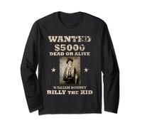 Wild West - Fuorilegge americano: Billy the Kid - Cowboy Maglia a Manica