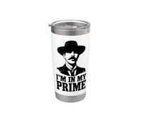 Wild West Gunslinger Quote - I’m in My Prime Bicchiere termico in acciaio inox doppia parete