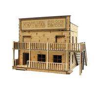 Wild West Saloon | WGSH-004 - Wargame MDF Terrain Scenario Antico West Figura