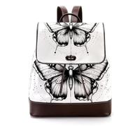 Wild West - Zaino da donna con cappello da cowboy e cactus, in finta pelle, Multicolore 08, 27x12.3x32cm