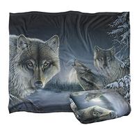 Wild Wings Midnight Wolves 2 Coperta super morbida al tatto setoso - 152 x 127 cm