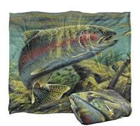 Wild Wings Pioggiabow Trout 2 Coperta super morbida al tatto setoso - 152 x 127 cm