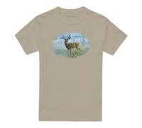 Wild WingsWildlife Out of The Mist Mule Deer Maglietta Adulto Unisex (TV23647)