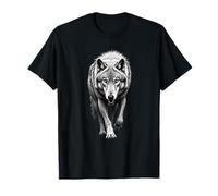 Wild Wolf Family Protector Montagna Foresta Spirit Style Maglietta