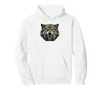 Wild Wolf Grafitti Style Wilderness Wolves Predator Felpa con Cappuccio