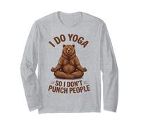 Wild Yoga Bear Relax Maglia a Manica