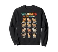 Wildcats of The Planet Big Cats Design didattico Felpa