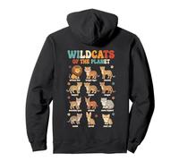 Wildcats of The Planet Big Cats Design didattico Felpa con Cappuccio