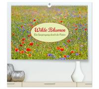 Wilde Blumen - ein Spaziergang durch die Natur (hochwertiger Premium Wandkalender 2026 DIN A2 quer), Kunstdruck in Hochglanz: In den farbenfrohen ... die Artenvielfalt und Schönheit der Natur
