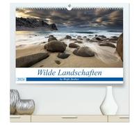 Wilde Landschaften (hochwertiger Premium Wandkalender 2026 DIN A2 quer), Kunstdruck in Hochglanz: Eine Reise über Österreich nach Norwegen und Island