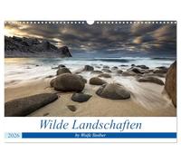 Wilde Landschaften (Wandkalender 2026 DIN A3 quer), CALVENDO Monatskalender: Eine Reise über Österreich nach Norwegen und Island