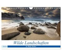 Wilde Landschaften (Wandkalender 2026 DIN A4 quer), CALVENDO Monatskalender: Eine Reise über Österreich nach Norwegen und Island