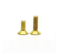 Wildeep 2/5 pz M3 M4 M5 M6 M8 Lunghezza 5-40mm Ottone Piatto Esagonale Esagono Incassato Viti A Testa Svasata Bulloni(12mm,M5 5pcs)