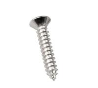 Wildeep 50pcs M2.6 M3 Mini Viti autofilettanti a Testa Svasata da Incasso in Acciaio Inossidabile a Testa Piatta Vite for Legno(6mm,M2.6 50pcs)