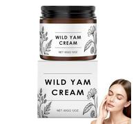 Wilderglow Wild Yam per l'equilibrio ormonale, Wild Yam Cream per donne e uomini, balsamo per il corpo con vitamina E per pelle secca, bilanciamento ormonale per pelle secca, viso e corpo (1 pezzo)