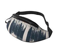 Wilderness Fox Art Marsupi per uomo Donna con cinturino regolabile per corsa, viaggio, escursionismo, dog walking, allenamento