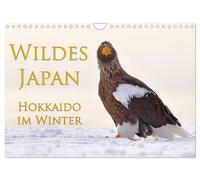 Wildes Japan - Hokkaido im Winter (Wandkalender 2027 DIN A4 quer), CALVENDO Mona