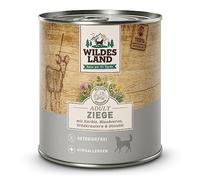 Wildes Land Cibo umido Cane Sapore Capra 6x800 Gr
