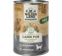 Wildes Land Cibo Umido per Cani - Agnello PUR con Olio di Cartamo - 400 g