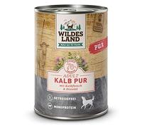 Wildes Land Cibo umido per cani Gusto vitello 6x400 gr