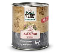 Wildes Land Cibo umido per cani Gusto Vitello 6x800 gr