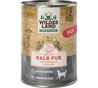 Wildes Land Cibo Umido per Cani - Vitello PUR con Olio di Cartamo - 400 g