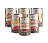 Wildfang - Cibo umido Mix - Qualità BARF 6x800 g Mangime