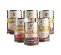 Wildfang - Cibo umido Mix - Qualità BARF 6x800 g Mangime
