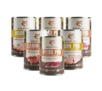 Wildfang - Cibo umido Mix - Qualità BARF 6x800 g Mangime