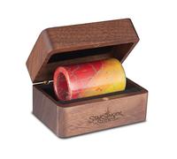 WildFire - Set di diapositive per chitarra in ceramica, rosso fuoco e arancione, design artigianale emozionante