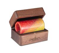 WildFire - Set di diapositive per chitarra in ceramica, rosso fuoco e arancione, design realizzato a mano, misura grande