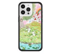Wildflower Cases - Fairytale, Compatible with Apple iPhone 15 Pro Max | Animal, Nature, Castle, Floral, Green Cute Trendy - Protective Black Bumper, 4ft Drop Test Certified, Women Owned Small Business