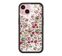 Wildflower Custodie - Compatibile con Apple iPhone 15 | Paraurti protettivo nero, certificato Test di caduta da 1,2 m, di proprietà di donne piccole imprese | Berry World - Frutta Ciliegie Fragola