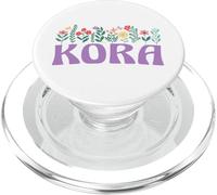 Wildflower Floral Kora Nome Festa della mamma Donne PopSockets PopGrip per MagSafe