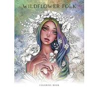 Wildflower Folk Coloring Book