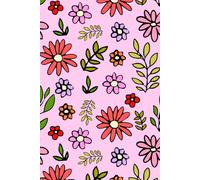 Wildflower Garden Floral Notebook: Colorful Lined Journal with Bright Botanical Cover